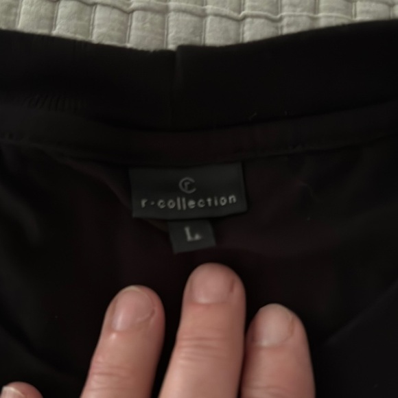 R Collection Black Graphic T-Shirt Vintage Finnish Design Size L - Picture 7 of 7